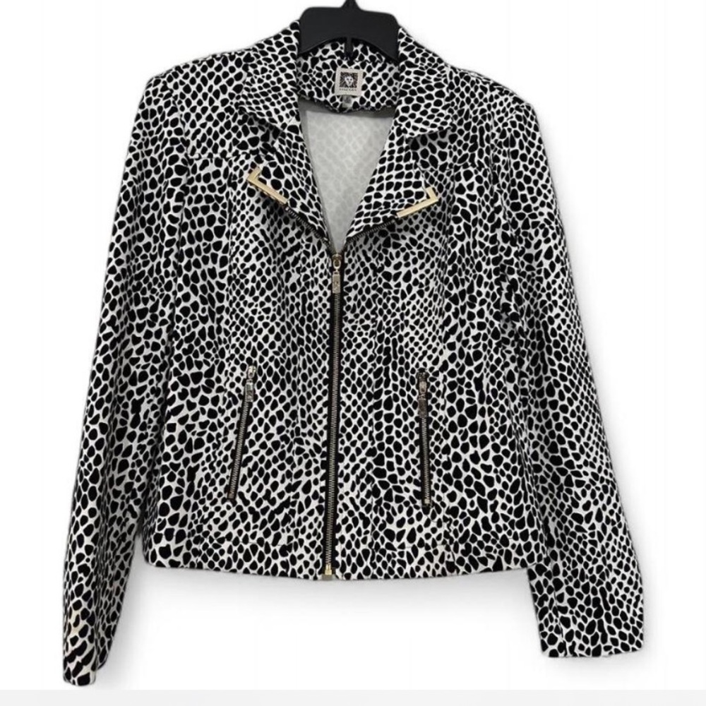 Anne Klein Animal print  jacket